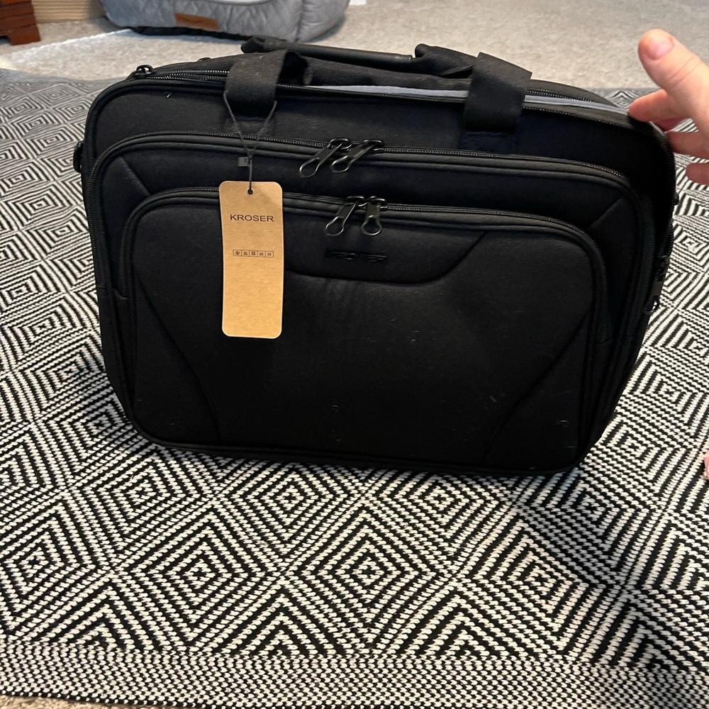 Kroser Black Laptop Bag